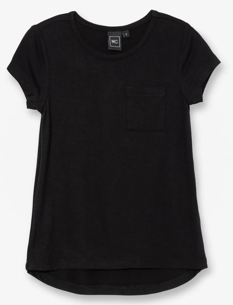 Solid T-shirt with Chest Pocket