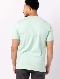 Solid T-Shirt with Printed Pocket