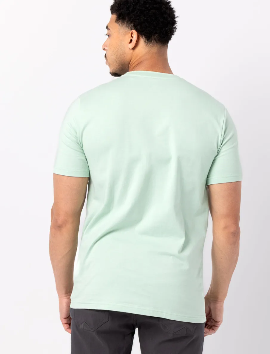 Solid T-Shirt with Printed Pocket