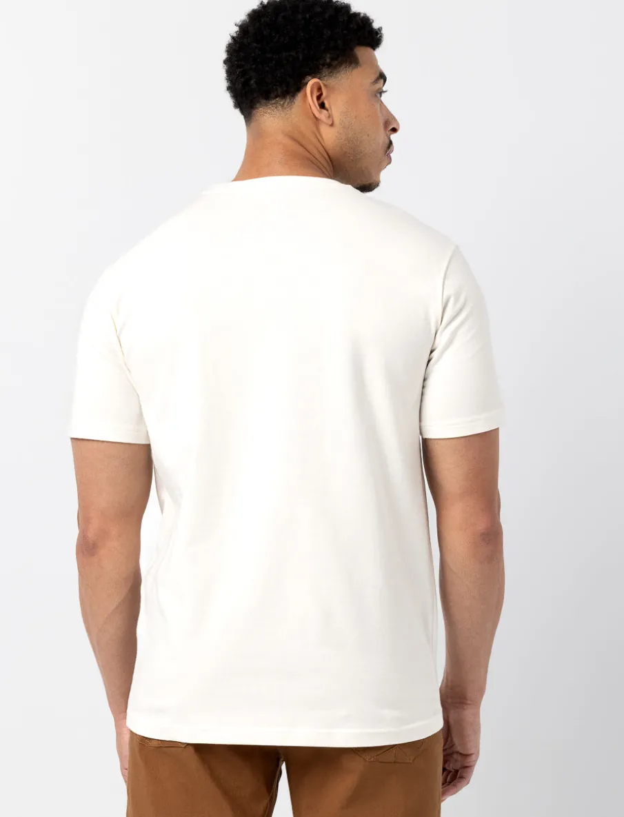 Solid T-Shirt with Printed Pocket