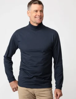 Solid Turtleneck T-shirt