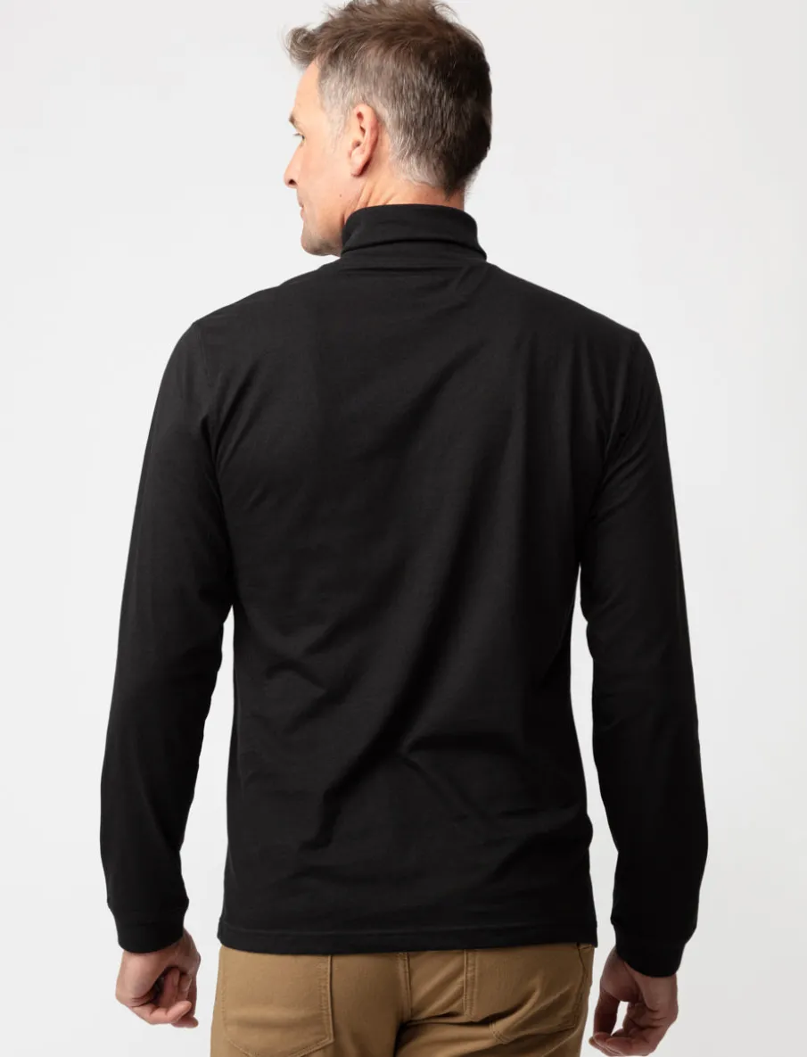 Solid Turtleneck T-shirt