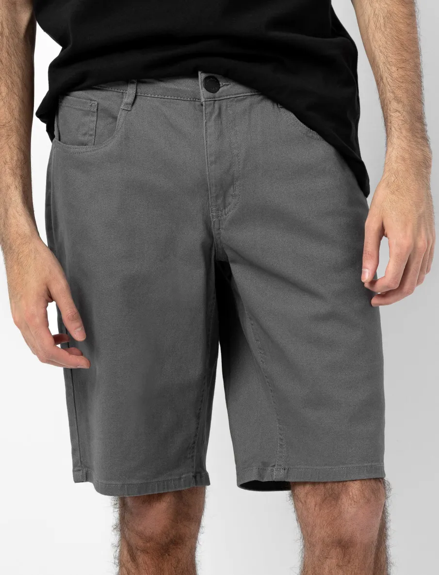 Solid Twill Shorts