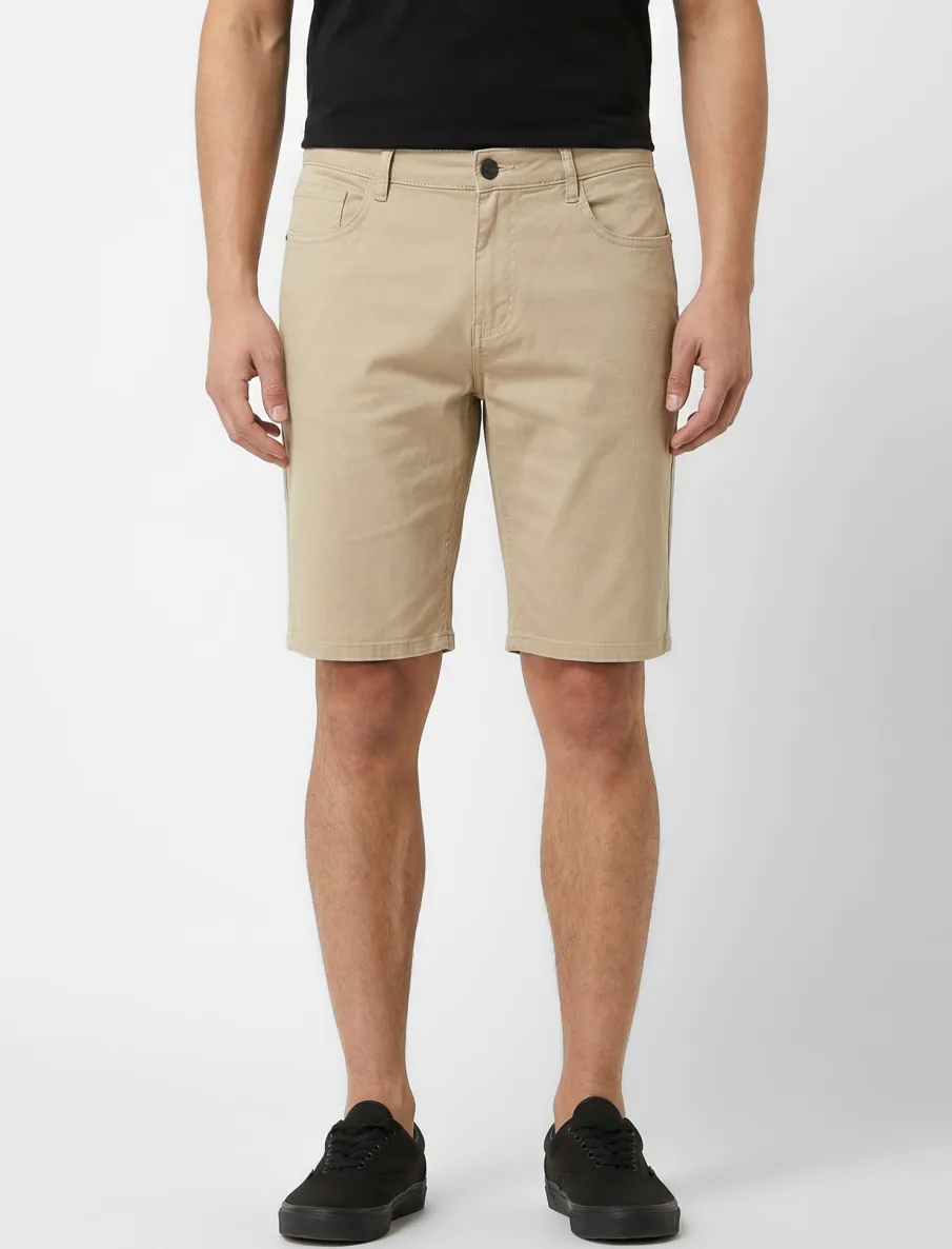 Solid Twill Shorts