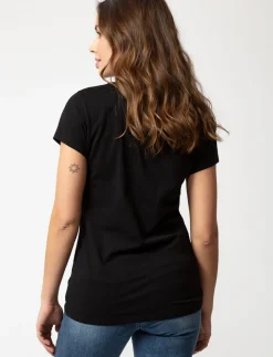 Solid V-neck T-Shirt