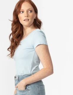 Solid V-neck T-Shirt