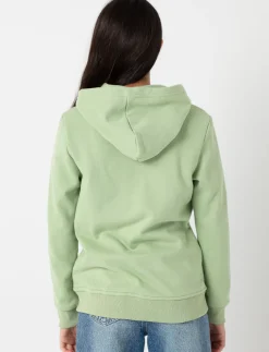 Solid Zip-up Hoodie