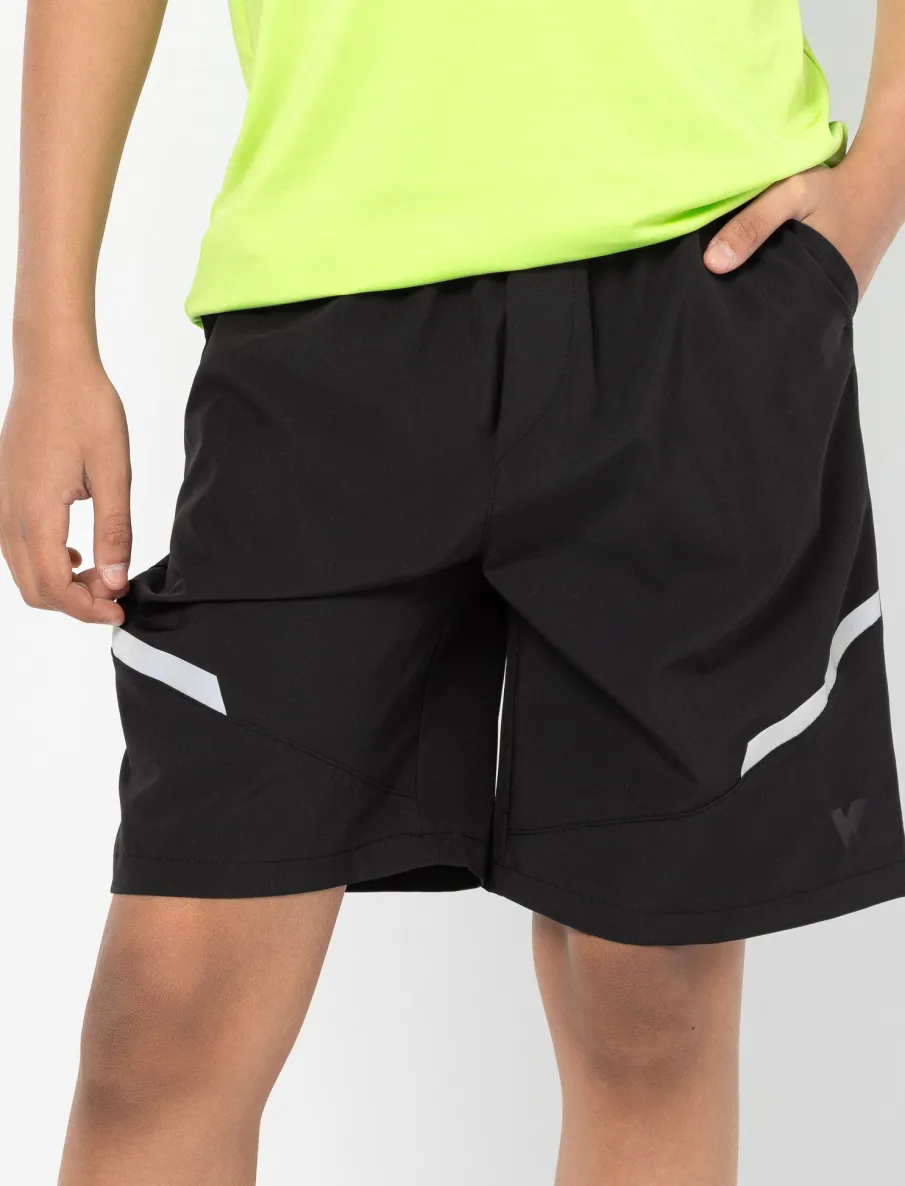Sport Shorts with Reflective Stripes
