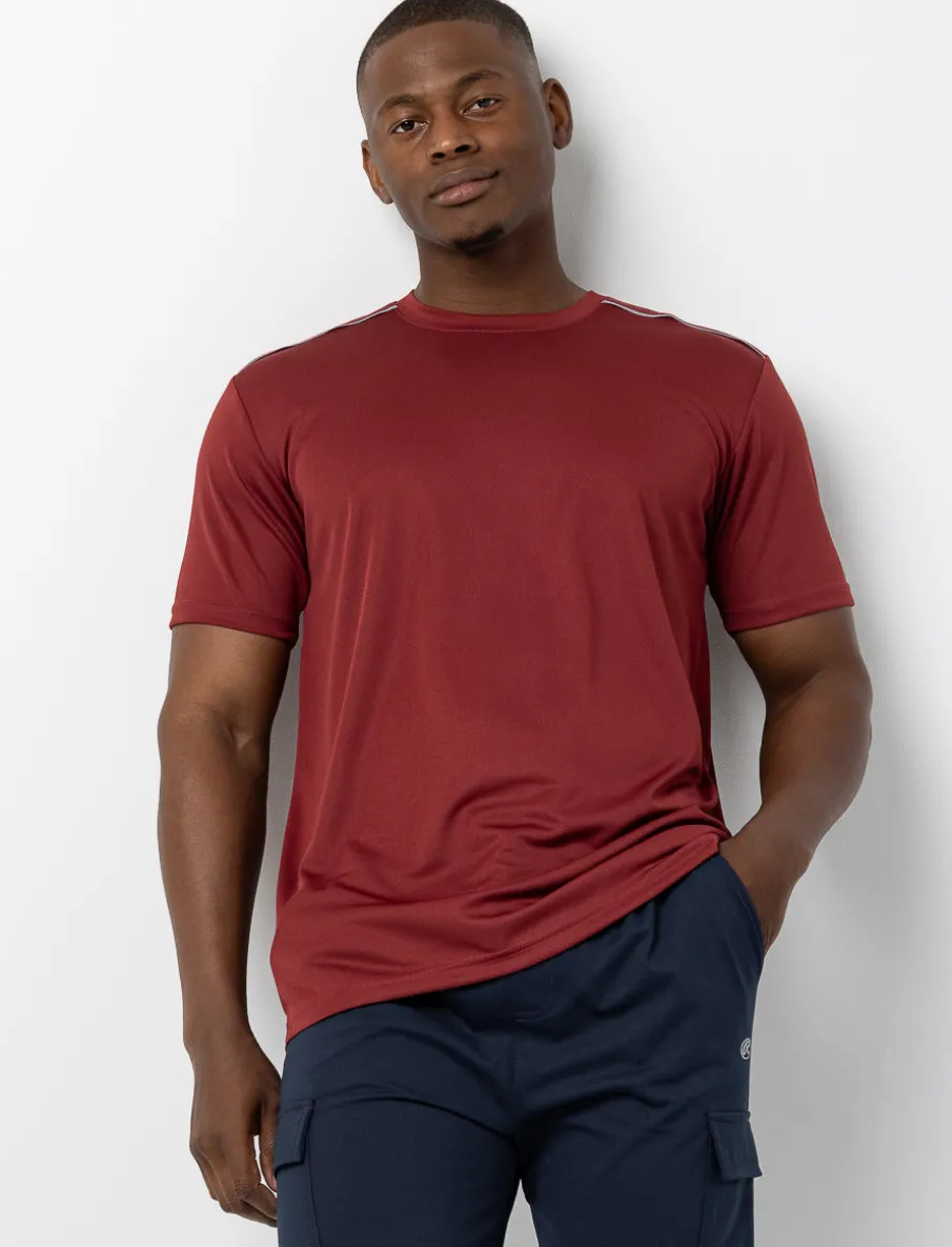 Sport T-Shirt with Reflective Stripes