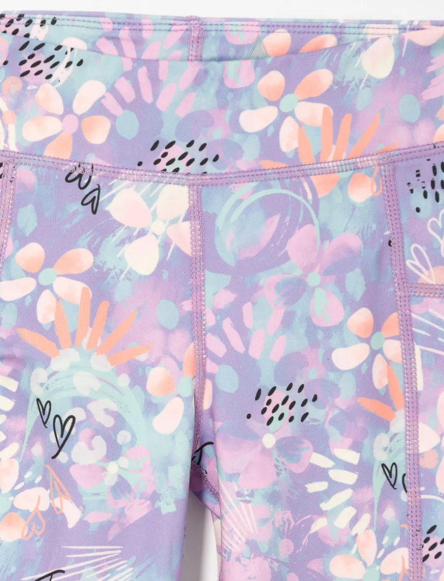 Sports Legging with Pockets - Little Girl