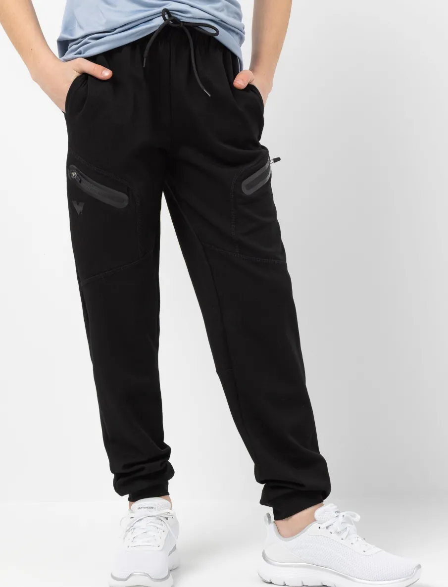 Sports Pants with Zip Pockets