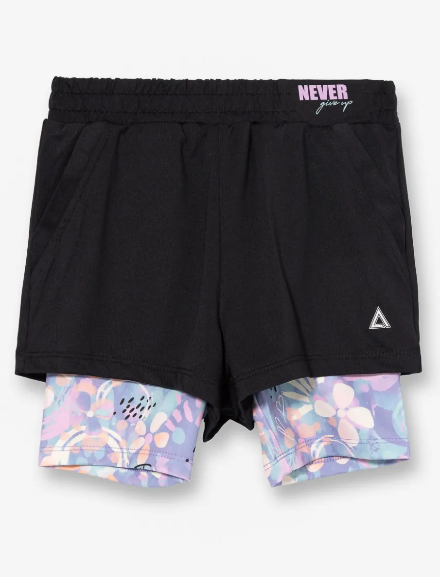 Sports Shorts with Leggings - Little Girl