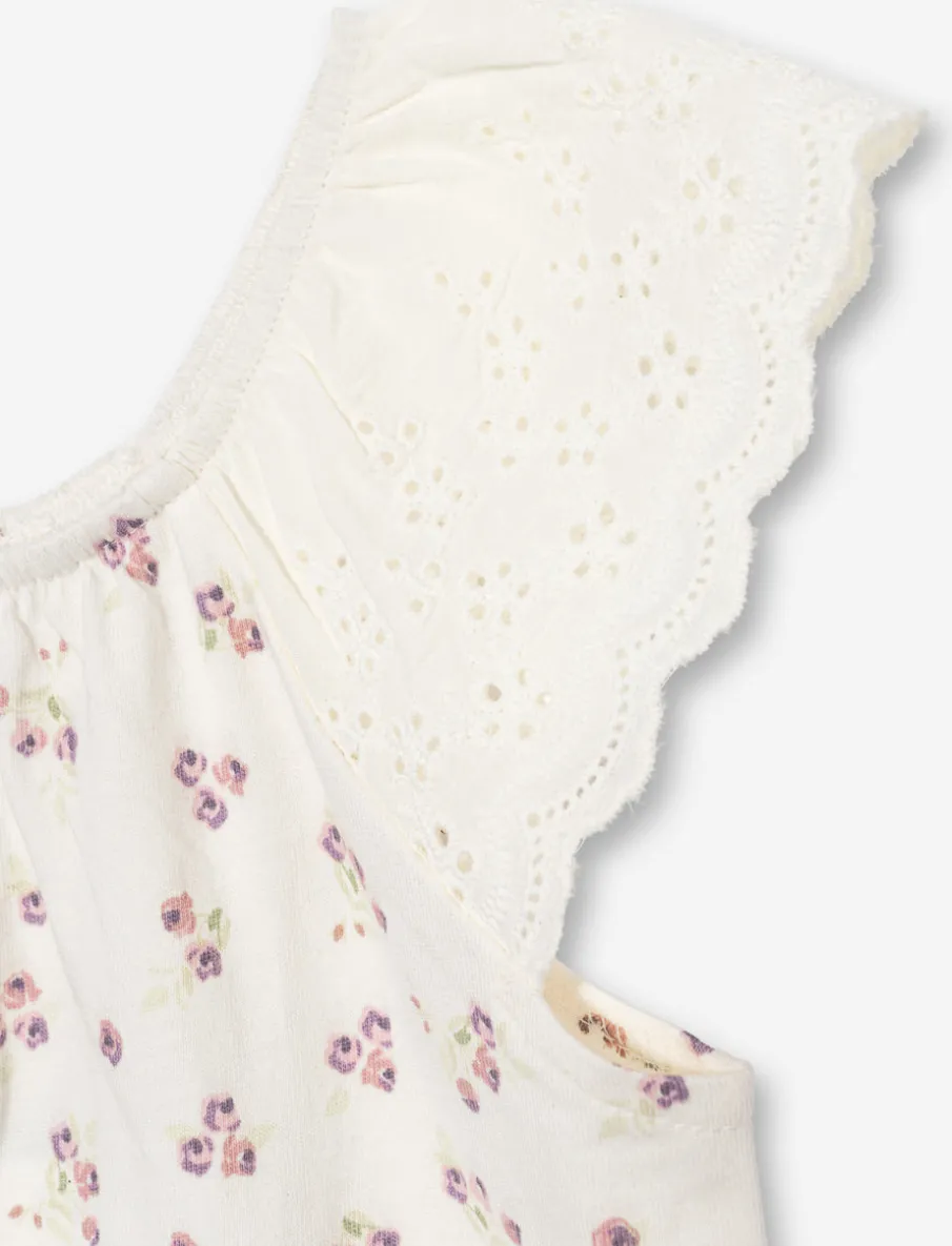 Square Neck Tank Top with Wide Straps