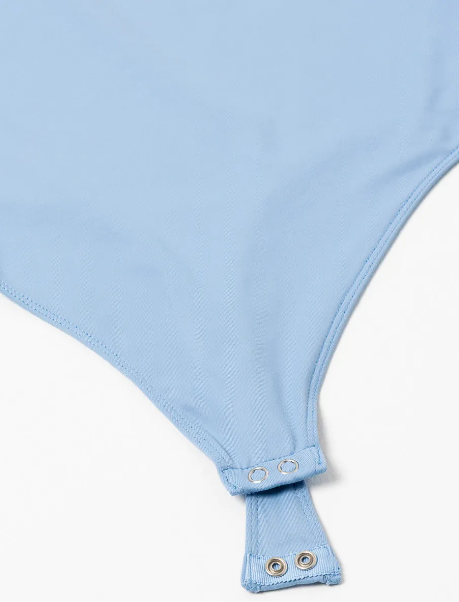 Square-neck Bodysuit with Wide Straps