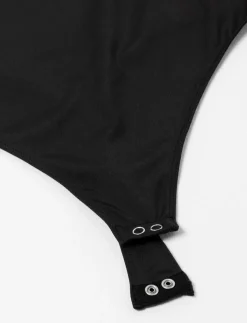 Square-neck Bodysuit with Wide Straps