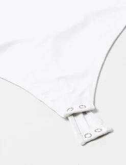 Square-neck Bodysuit with Wide Straps
