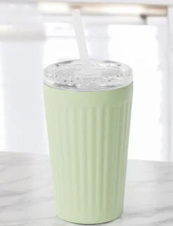 Stainless Steel Textured Travel Cup