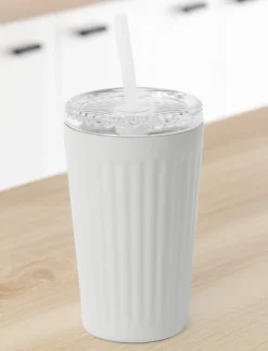 Stainless Steel Textured Travel Cup