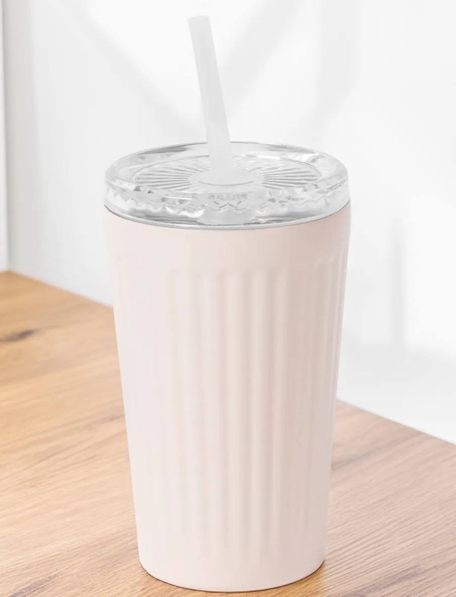 Stainless Steel Textured Travel Cup