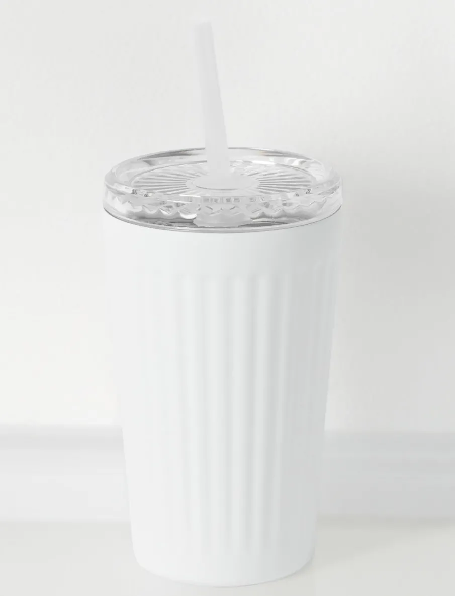 Stainless Steel Textured Travel Cup