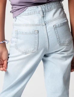 Straight Split-hem Jeans