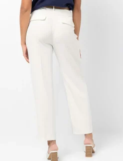 Straight-leg Belted Pants