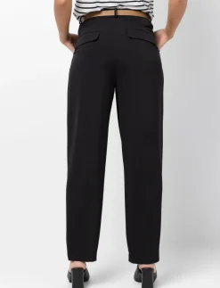 Straight-leg Belted Pants