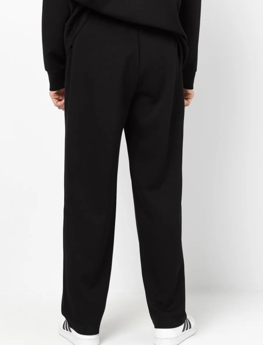 Straight-leg Elastic-waist Pants