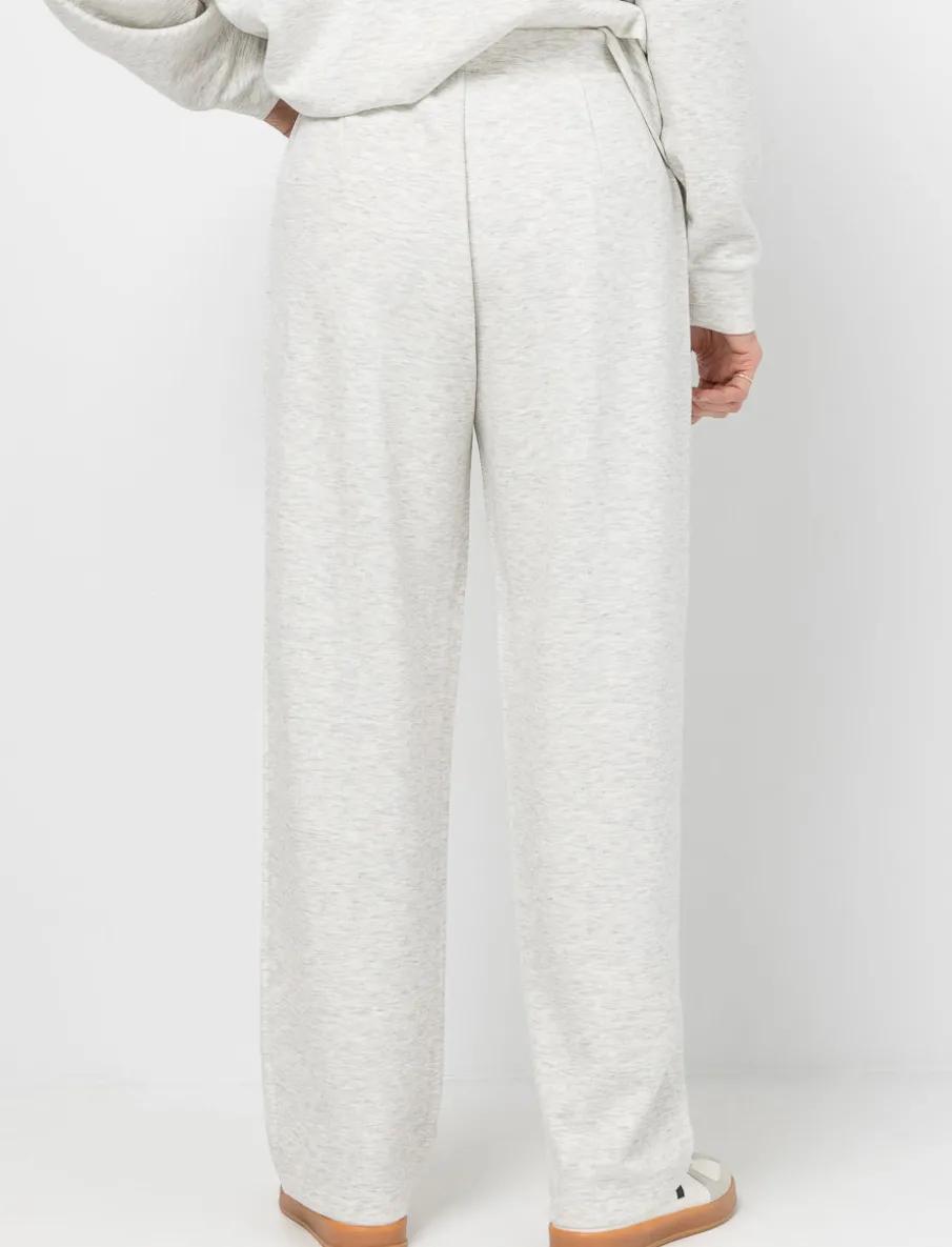Straight-leg Elastic-waist Pants