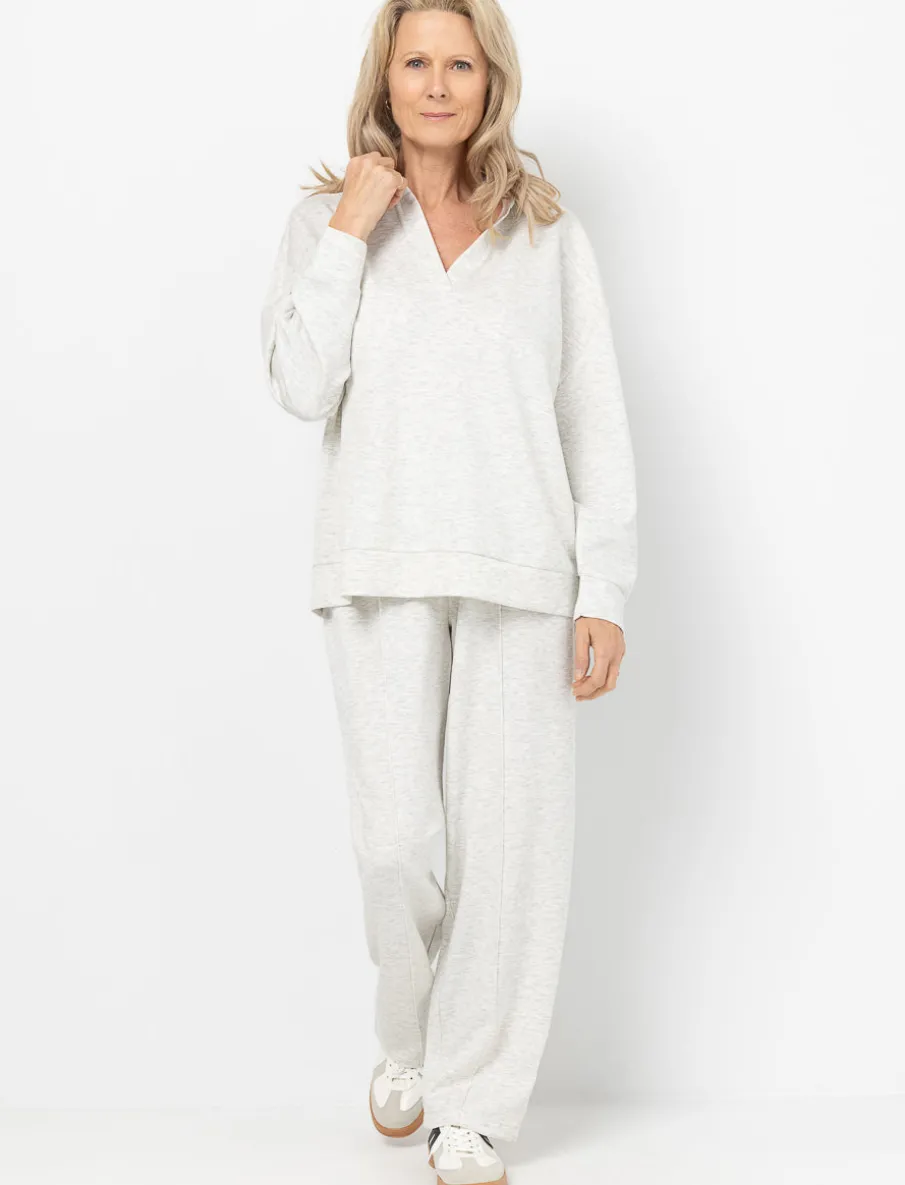 Straight-leg Elastic-waist Pants