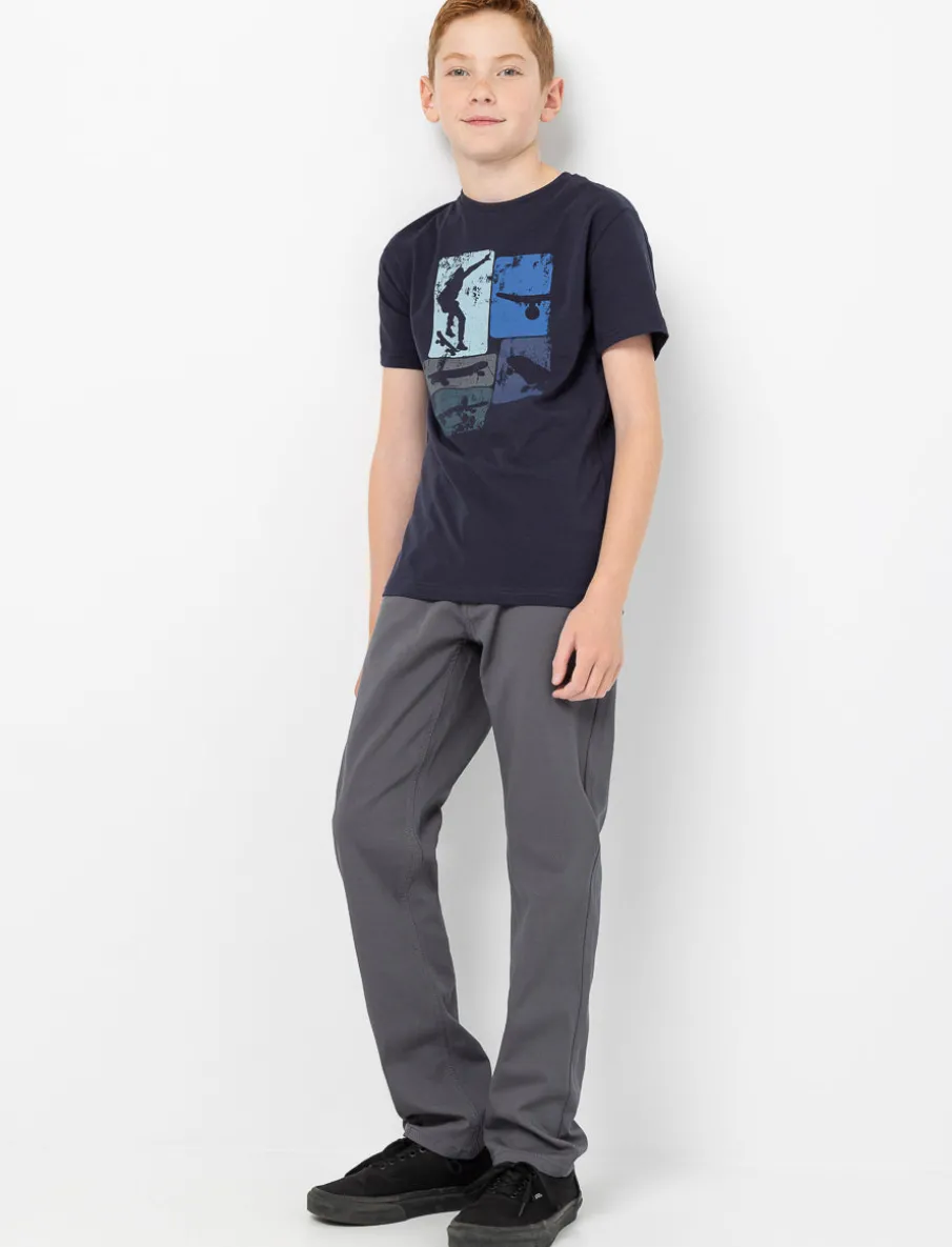 Straight-leg Pants