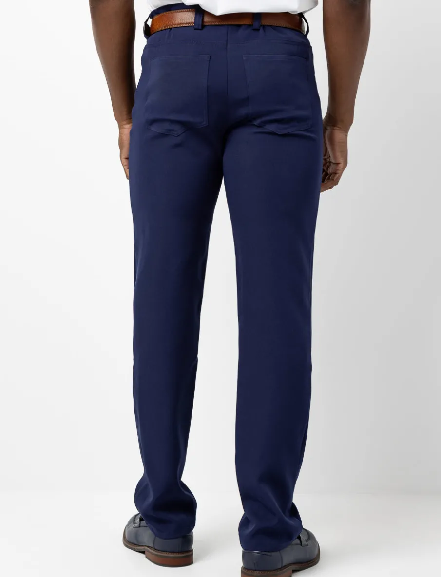 Straight-leg Stretch Dress Pants