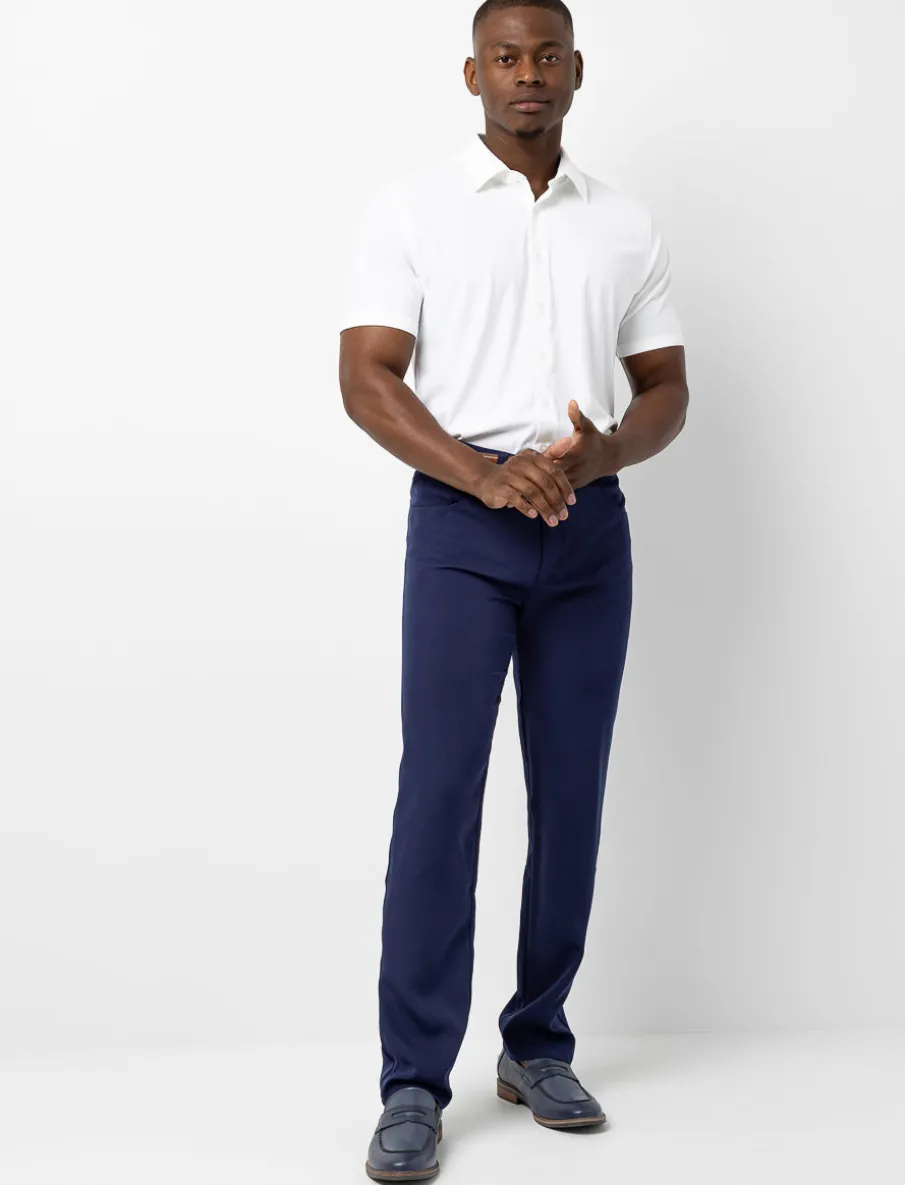 Straight-leg Stretch Dress Pants
