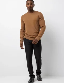 Straight-leg Stretch Dress Pants