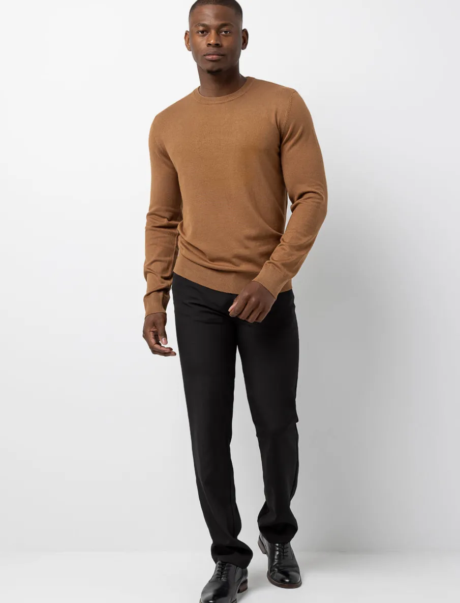Straight-leg Stretch Dress Pants