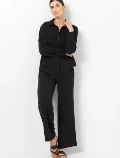 Straight-leg Trousers with Chain Detail