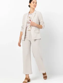 Straight-leg Trousers with Chain Detail