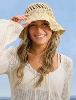 Straw Bucket Hat
