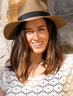 Straw Fedora Hat