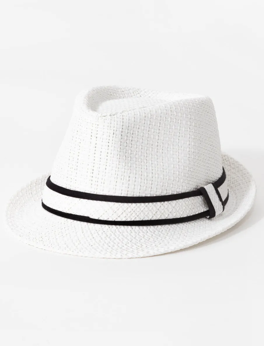 Straw Trilby Hat
