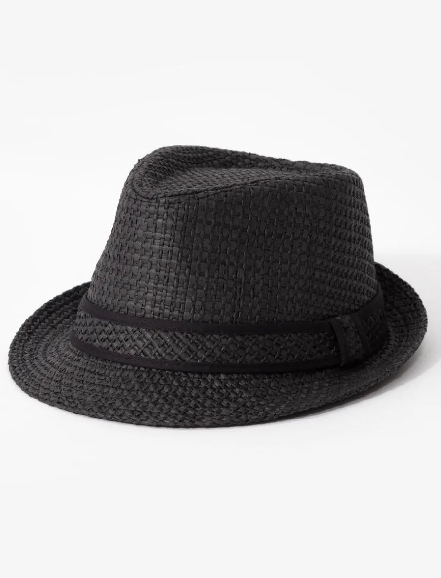 Straw Trilby Hat