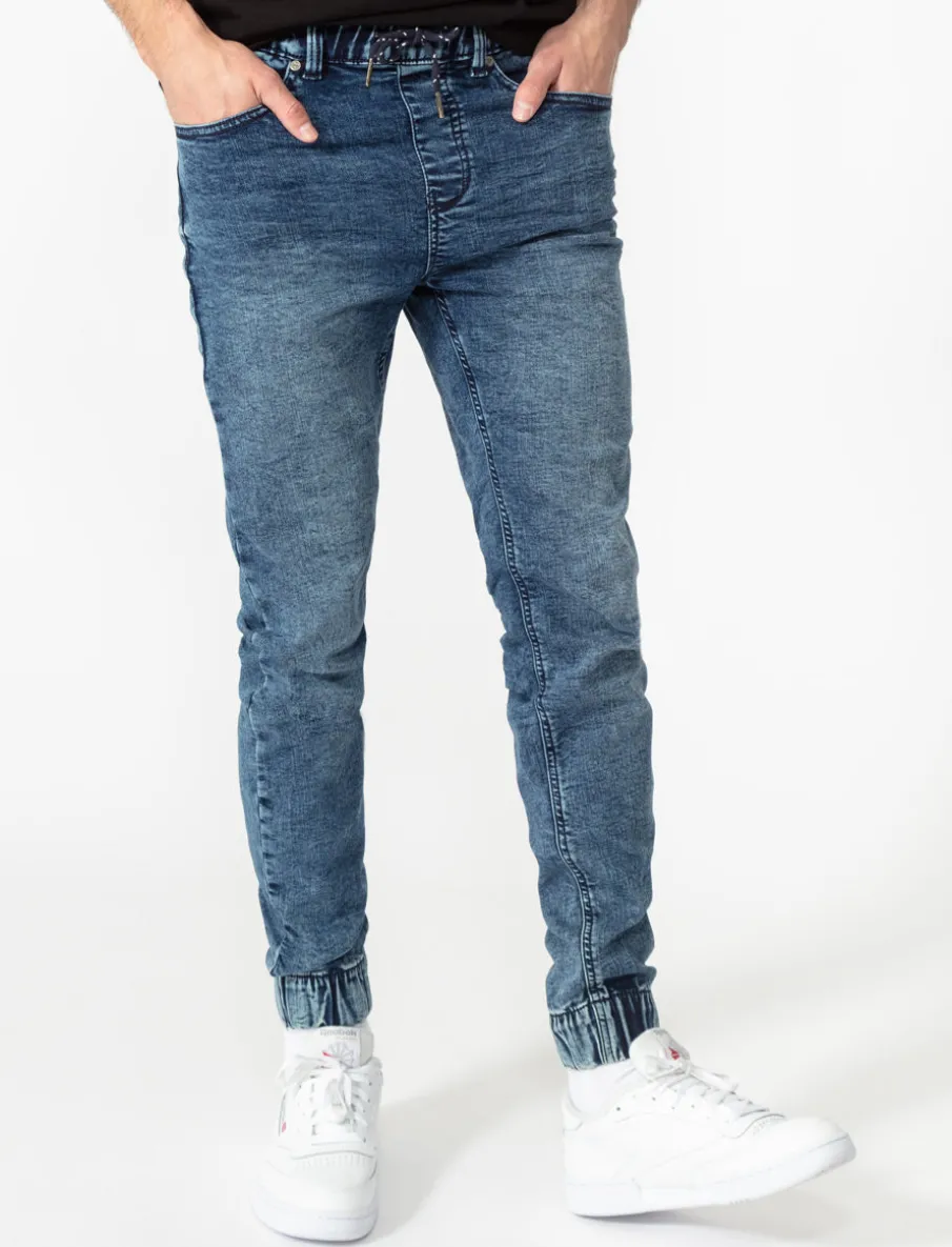 Stretch Denim Joggers