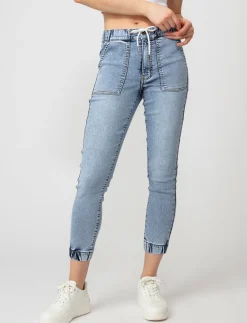 Stretch Denim Joggers