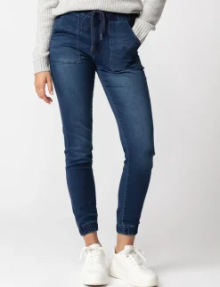 Stretch Denim Joggers