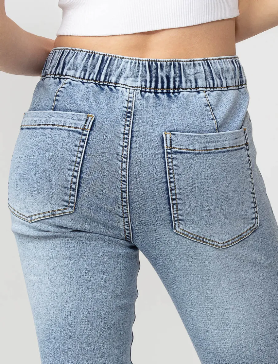 Stretch Denim Joggers