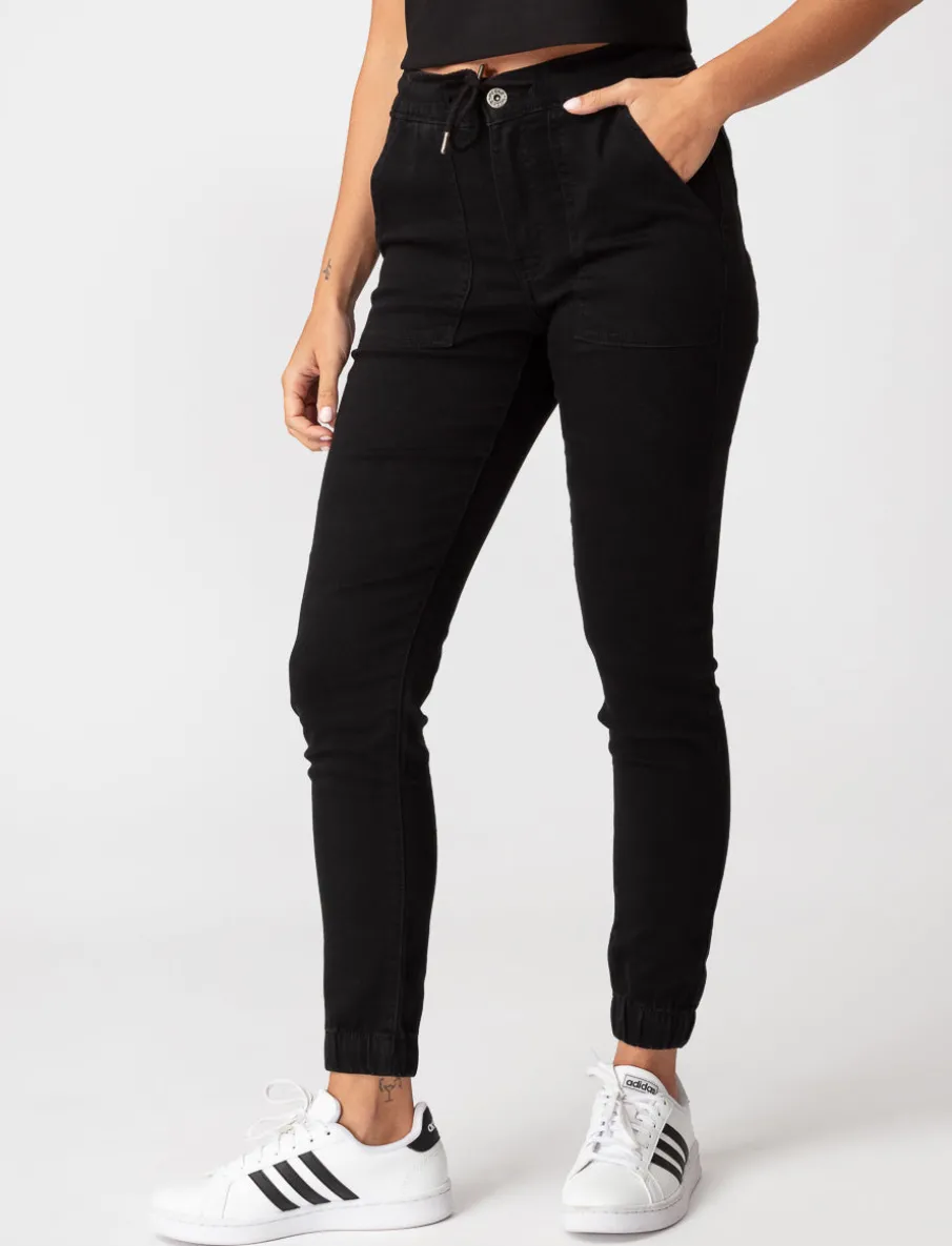 Stretch Denim Joggers