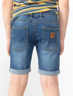 Stretch Denim Shorts
