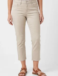 Stretch Regular-rise Capri Pants
