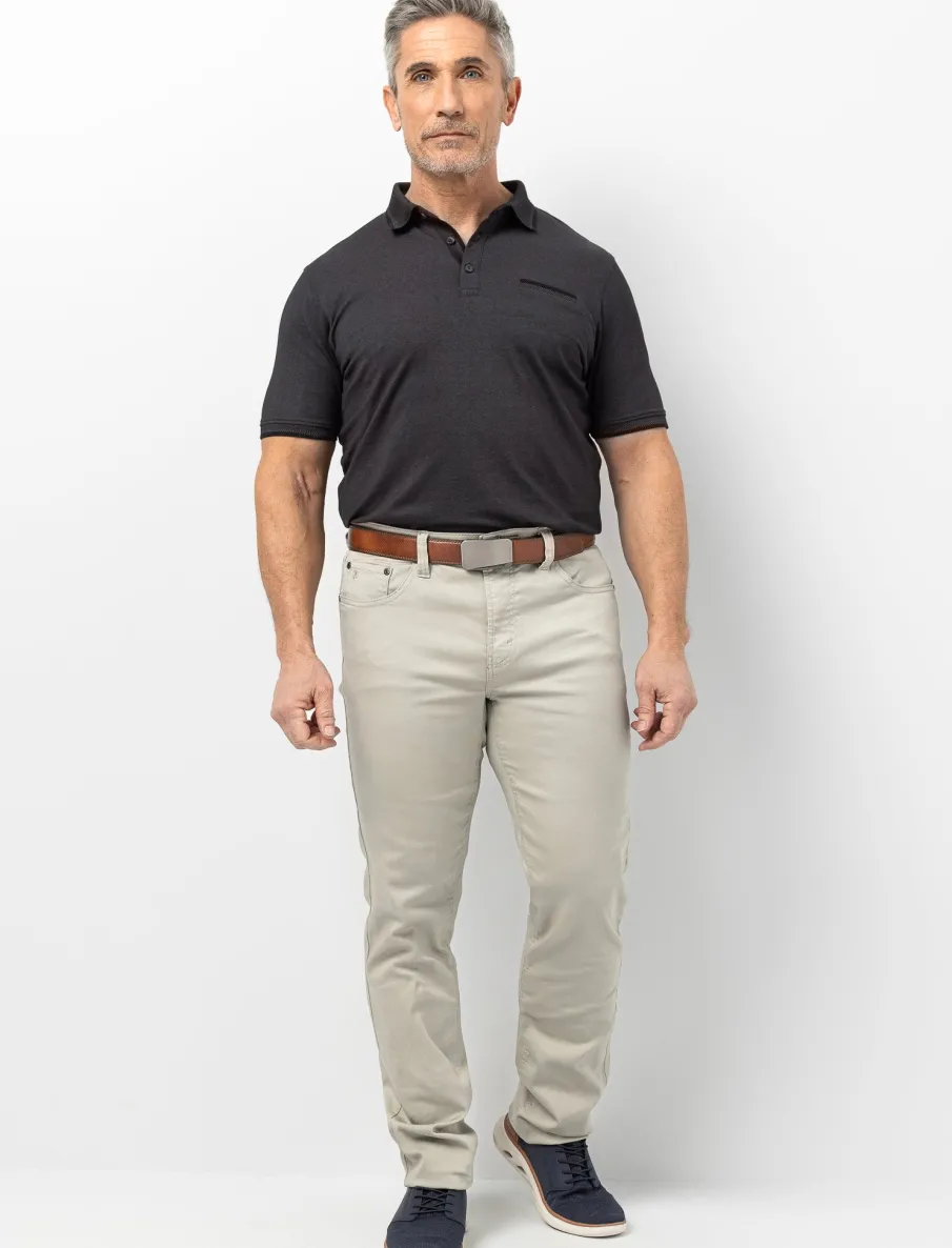 Stretch Straight Pants