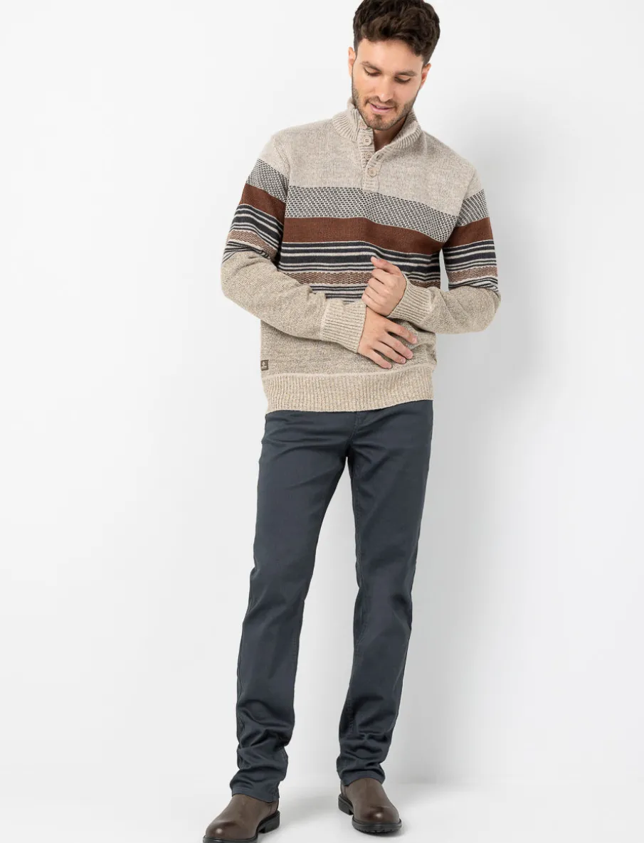 Stretch Straight Pants